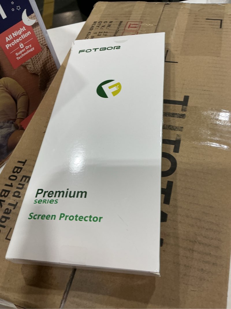 Condition photo showing New/Like New for fotbor for iphone 17 pro privacy screen protector, 2 pack colorful gradient anti-spy anti-blue light 7h hardness film [auto-alignment tray], no peeling shatterproof bubble free case friendly multi-coloured 6.3 inch - iphone 17 pro