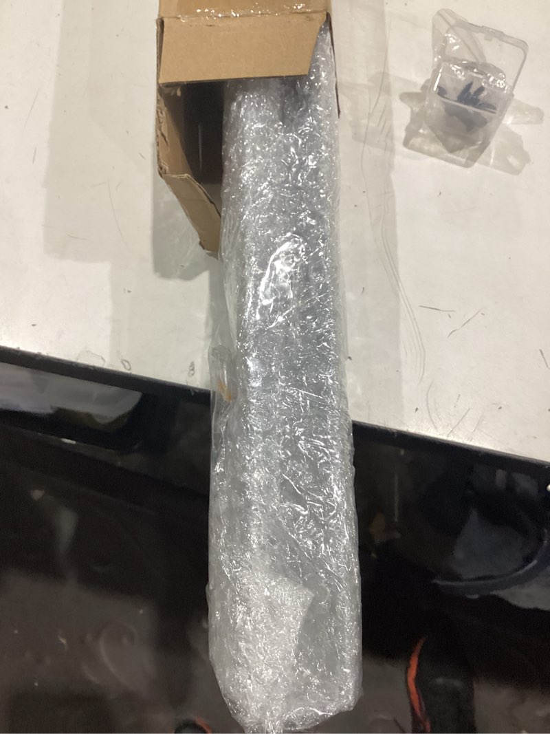 Condition photo showing New/Like New for 1 pack 1" x 32" storm door sweep replacement bottom sweep aluminum expander for 1" thickness security storm door weatherstripping(black) 32" black 1