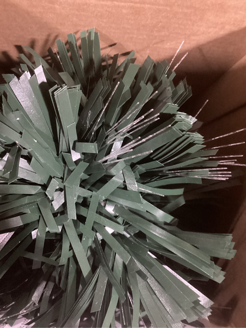 Condition photo showing Good Condition for 3ft Green Fiber Optic Christmas Tree,Prelit Artificial Tabletop mini Christmas Tree,Star,Butterfly and Ball Ornaments for Best Holiday Home Decorations