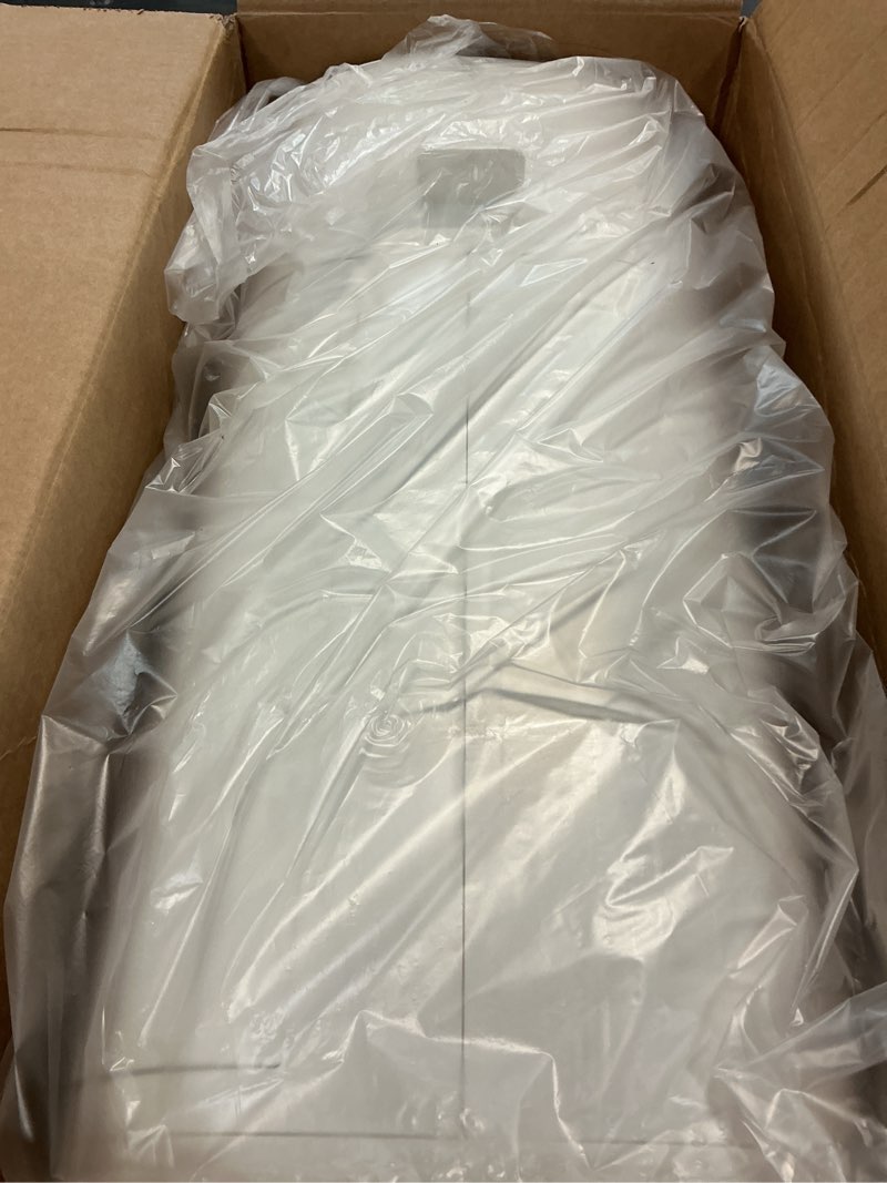 Condition photo showing As Is for litter zero premium cat litter disposal system, white, smart waste management bin with standard refi