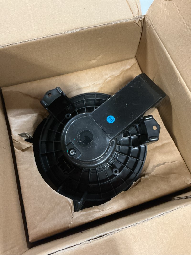 Condition photo showing As Is for scitoo 700273 hvac blower motor with fan cage fit for 2010-2014 for ford mustang, oe replaces- ar3z 19805 b, mm1041, pm9396, fo3126142, 75870 hvac heater blower motor with fan cage replacement