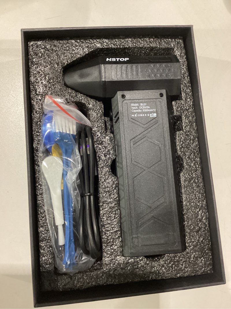 Condition photo showing New/Like New for electric air duster with flashlight,180000rpm compressed air duster turbo fan(10000mah),multipurpose jet fan,electric air blower duster with assist lighting, high-speed air blower with 4 gear-black