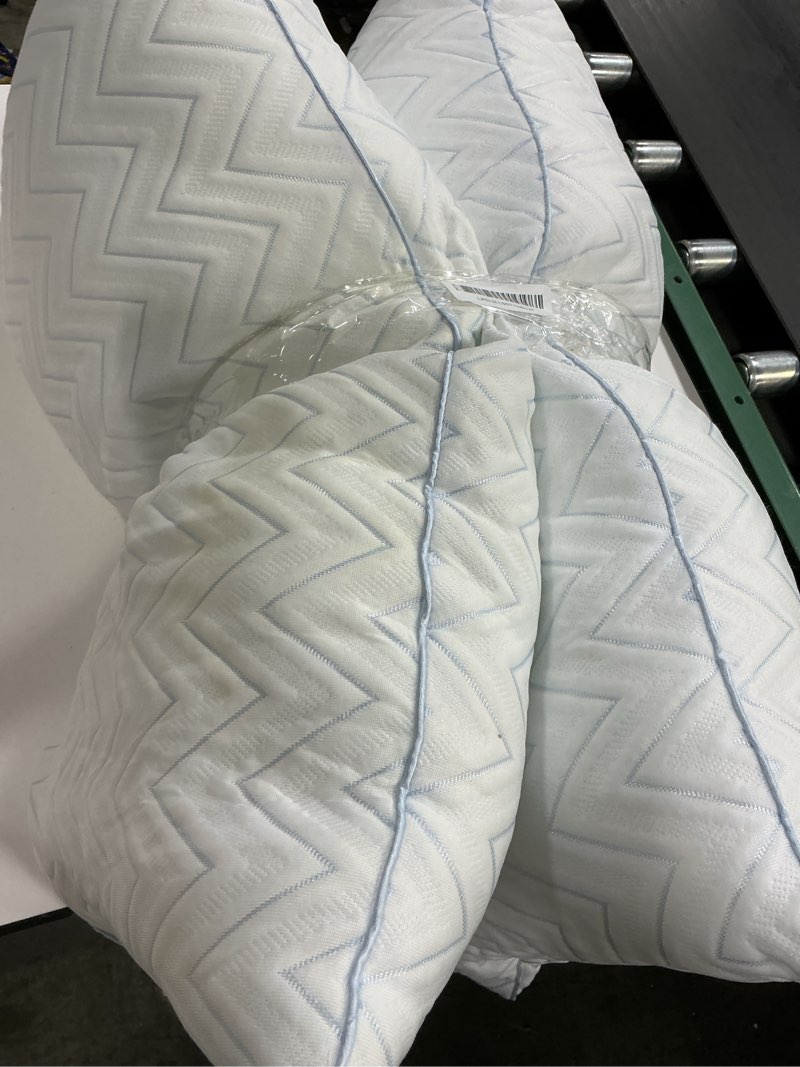 Condition photo showing As Is for DIORIS Cooling Pillows Queen Size Set of 2 - Luxury Hotel Collection Bed Pillows for Sleeping, Breat