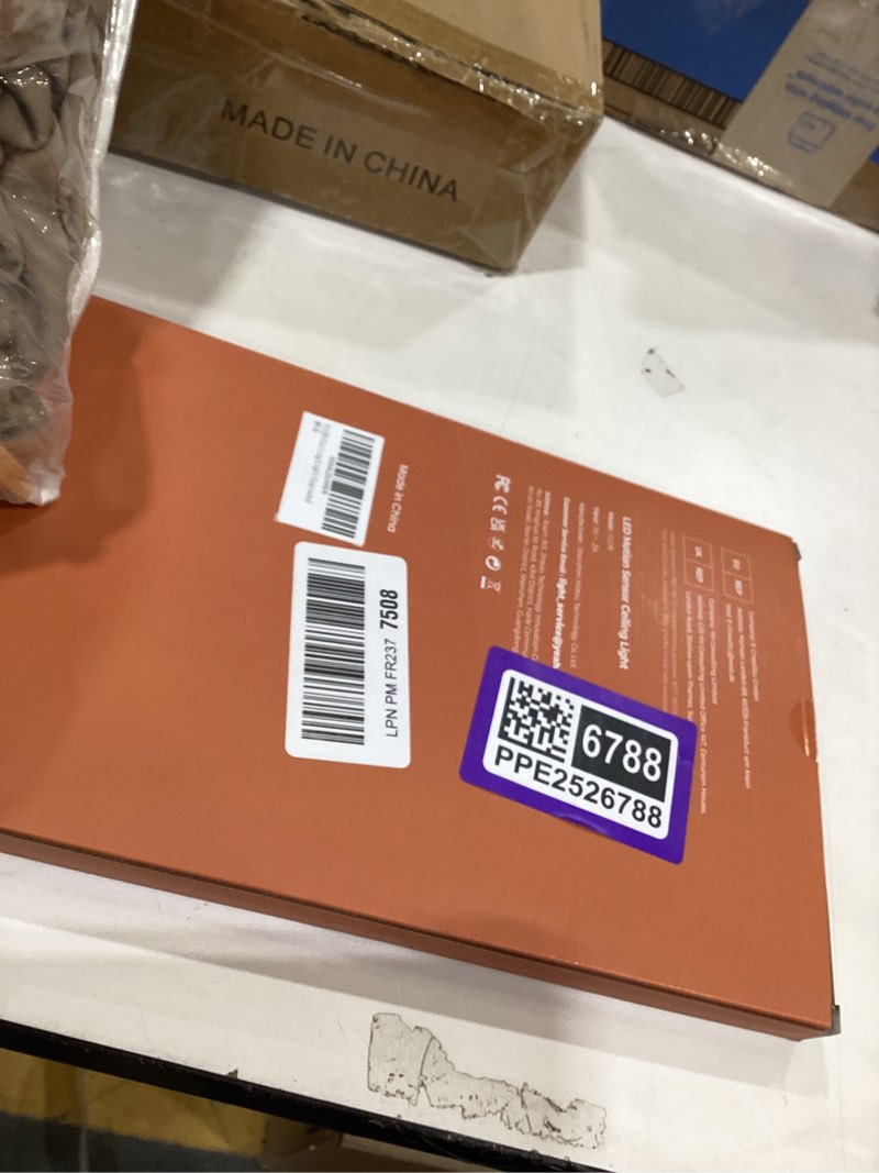 Condition photo showing New/Like New for FULEN Rechargeable Motion Sensor Ceiling Light Upgraded,Closet Light with 12000mAh Battery, LED Shower Lights, Ceiling Lamp for Bathroom,Pantry,Garage,Remote Control White 1 Pack