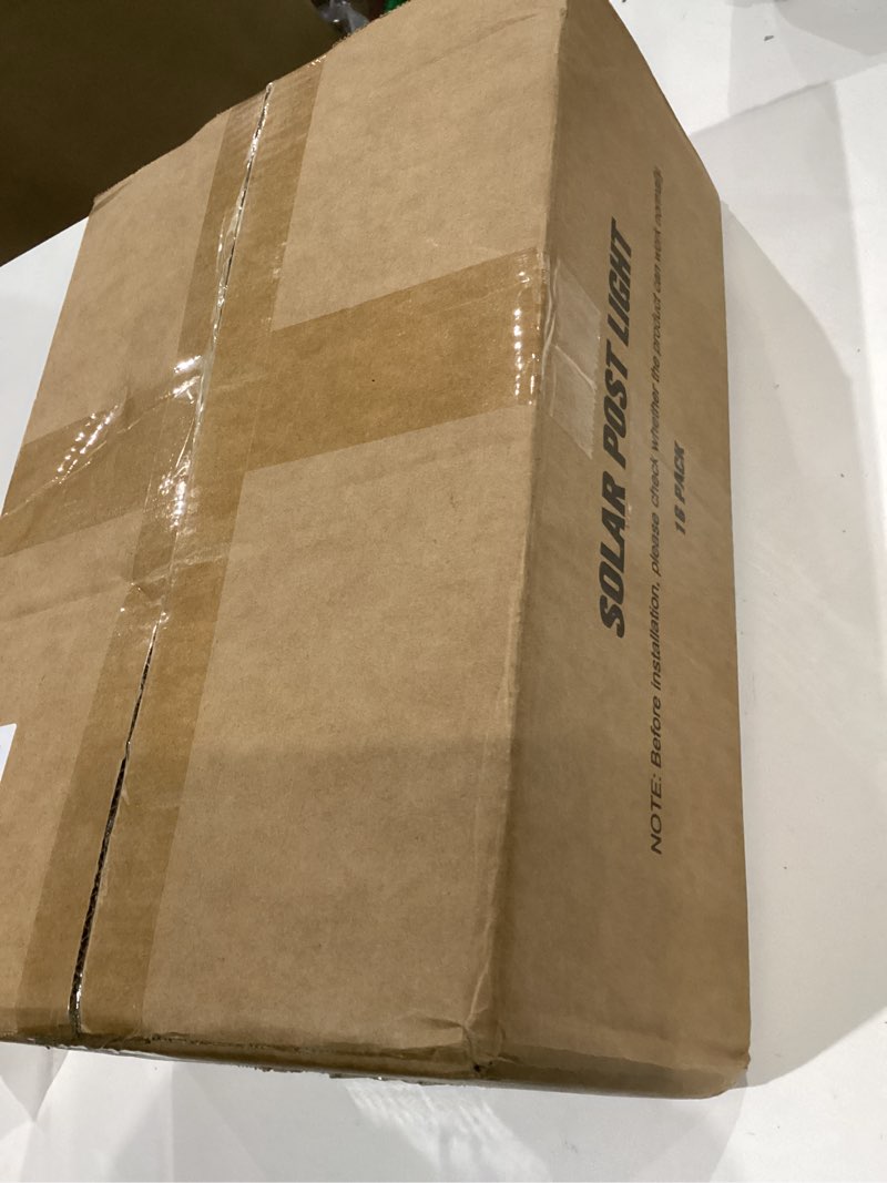 Condition photo showing New/Like New for VOLISUN 4x4 Solar Cap Lights 16-Pack, Outdoor Waterproof for Wooden/Vinyl Posts, White Deck Lights Solar Powered, Warm White for Garden/Patio/Porch White 16 Pack