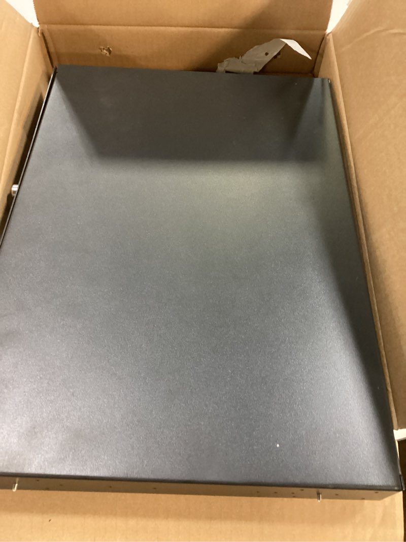 Condition photo showing As Is for MECCANIXITY 1U Rack Mount Drawer for 19 Inch AV/Network/DJ Equipment Racks or Cabinets with Lock and
