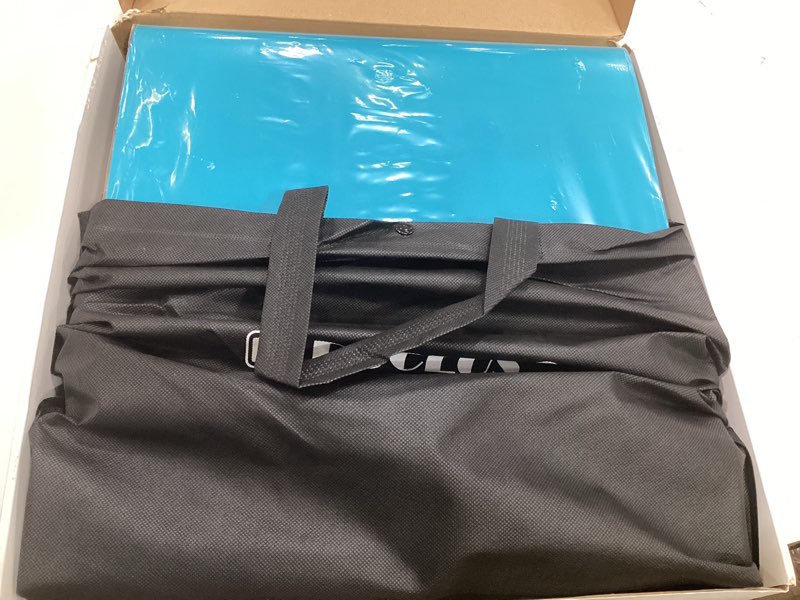 Condition photo showing As Is for duclus light box photography, 16x16 inch photo light box with 160 dimmable led lights (cri 97+), 6 pvc & 2 paper backdrops, portable studio box for product photography: jewelry, food, shoes 16*16 inch