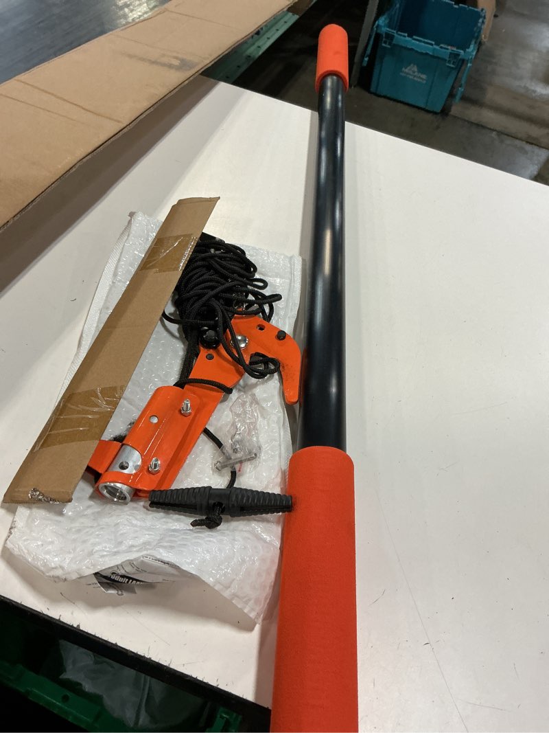 Condition photo showing As Is for laanpole 26ft reach tree trimmer, manual pole saw with 5-20ft extension pole, tree pruner extendable for high tree branch trimming pruning cutting