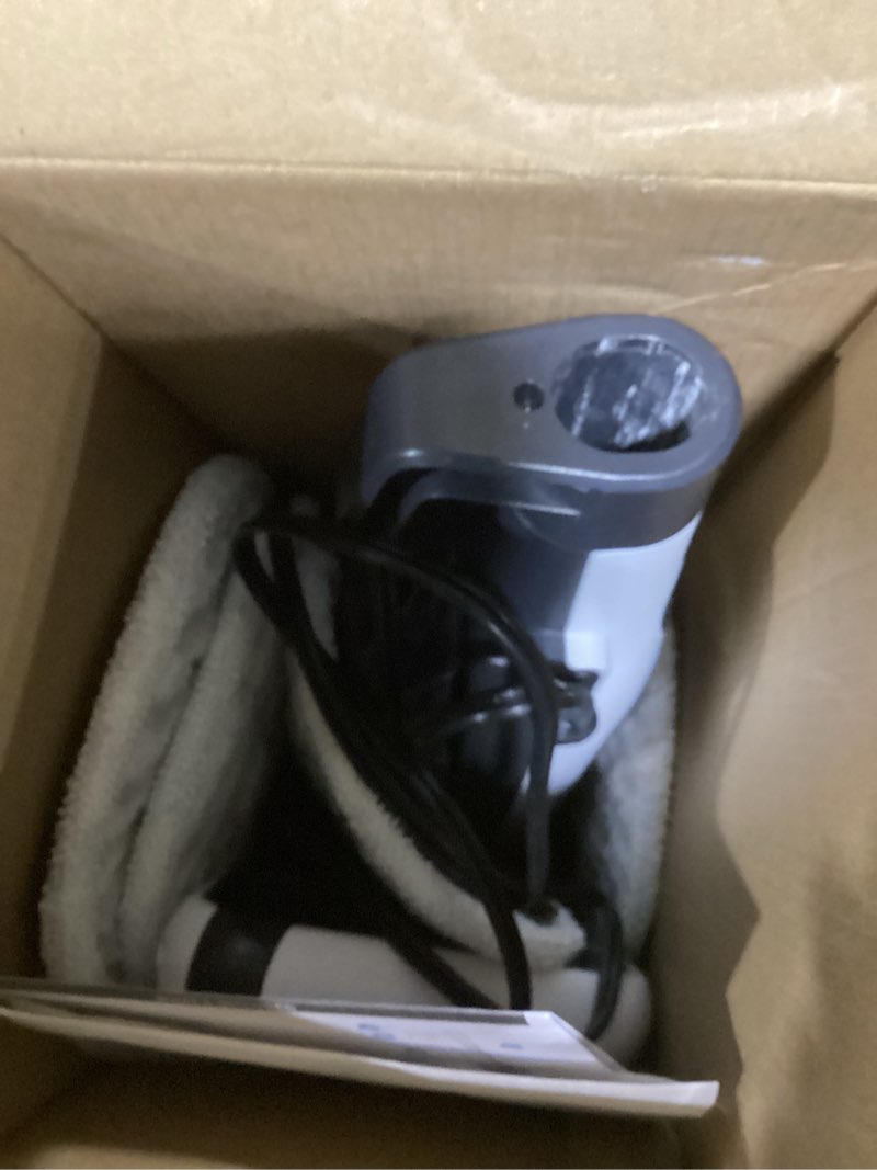 Condition photo showing As Is for shark steam & scrub with steam blaster technology all-in-one hard floor steam mop with 3 steam modes & led headlights s8201, rotator white steam&scrub w/ steam blaster (4-pad)
