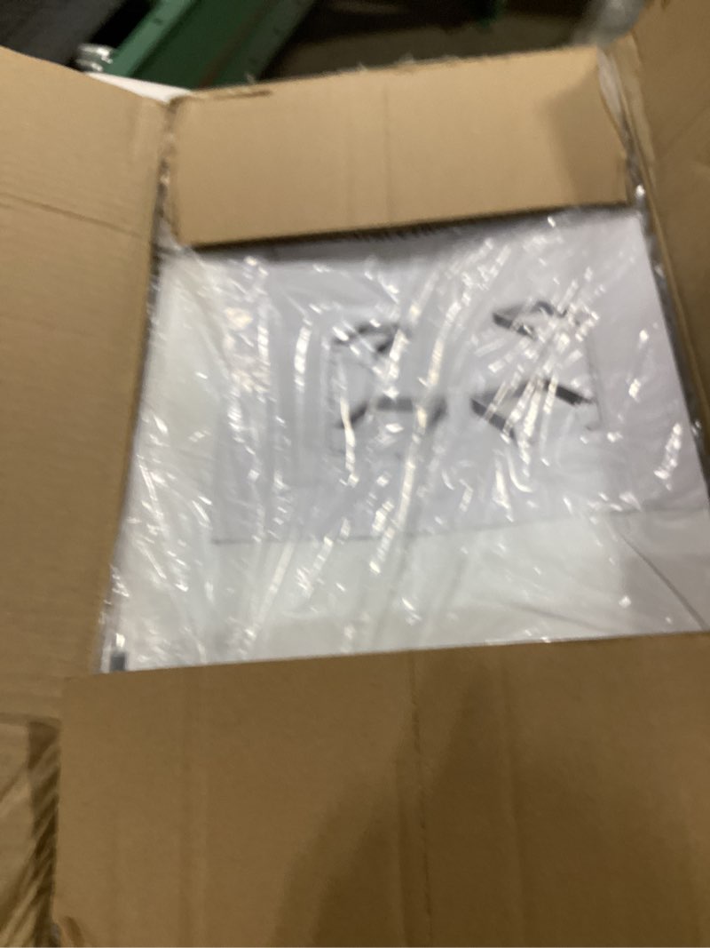 Condition photo showing Good Condition for 2 Pack 19IN Depth Under Sink Storage Organizer, Large 2-Tier Elegant Mesh Pull Out Shelf for Kitchen and Bathroom Cabinet Organization, L-Shaped and Adjustable Height Design-White 2 Pack-19"Dx11.4"-16.14"H White