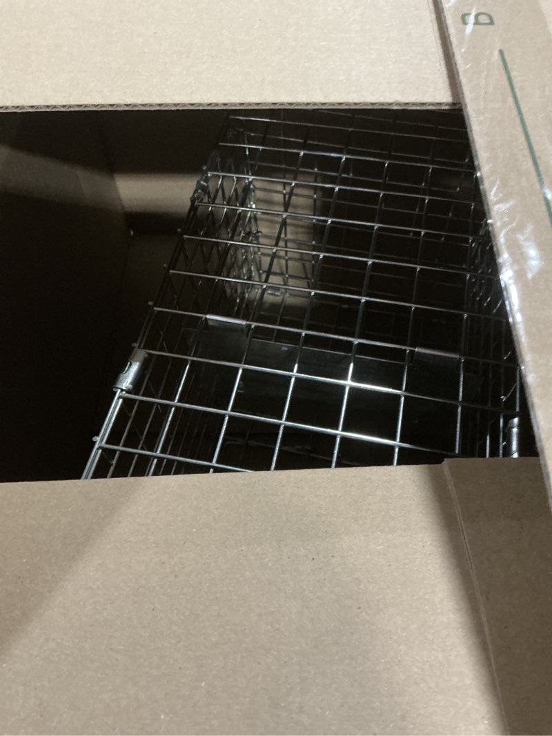 Condition photo showing Good Condition for Gingbau Foldable Squirrel Trap Heavy Duty Humane Live Animal Cage Trap - 17.3” x 7.4” x 8.2” Medium