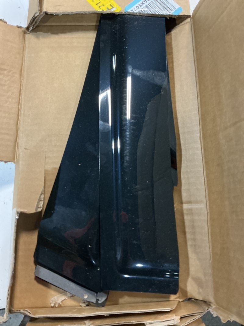 Condition photo showing As Is for window visor for 2022-2025 honda civic, out-channel rain guards shields vent deflector shade wind dark smoke, tape-on outside-mount 2023 22 23 24, 4pcs for 2022-2024 | honda civic sedan | out-channel