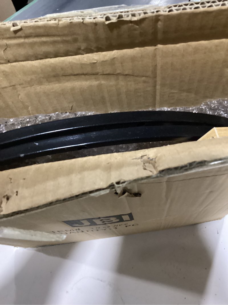 Condition photo showing Good Condition for Admired by Nature, Mounted Iron Circle Hanging Storage Shelving, 3 Tier Floating Circular Wall Decor, Large Size, Round Decorative Lightweight Hanging Shelves, Unique Sphere Shape Wall Shelf, 1 Unit Brown Wooden Sphere