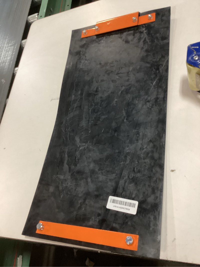 Condition photo showing Good Condition for Evolution Power Tools Paving Pad for Compactor, Accessory for Hulk Vibrating Plates - Ideal for Block Paving, Brick, Driveways, Flagstones, Patios & More - High Grade Rubber Pad 400 x 320mm Paving Pad Accessory
