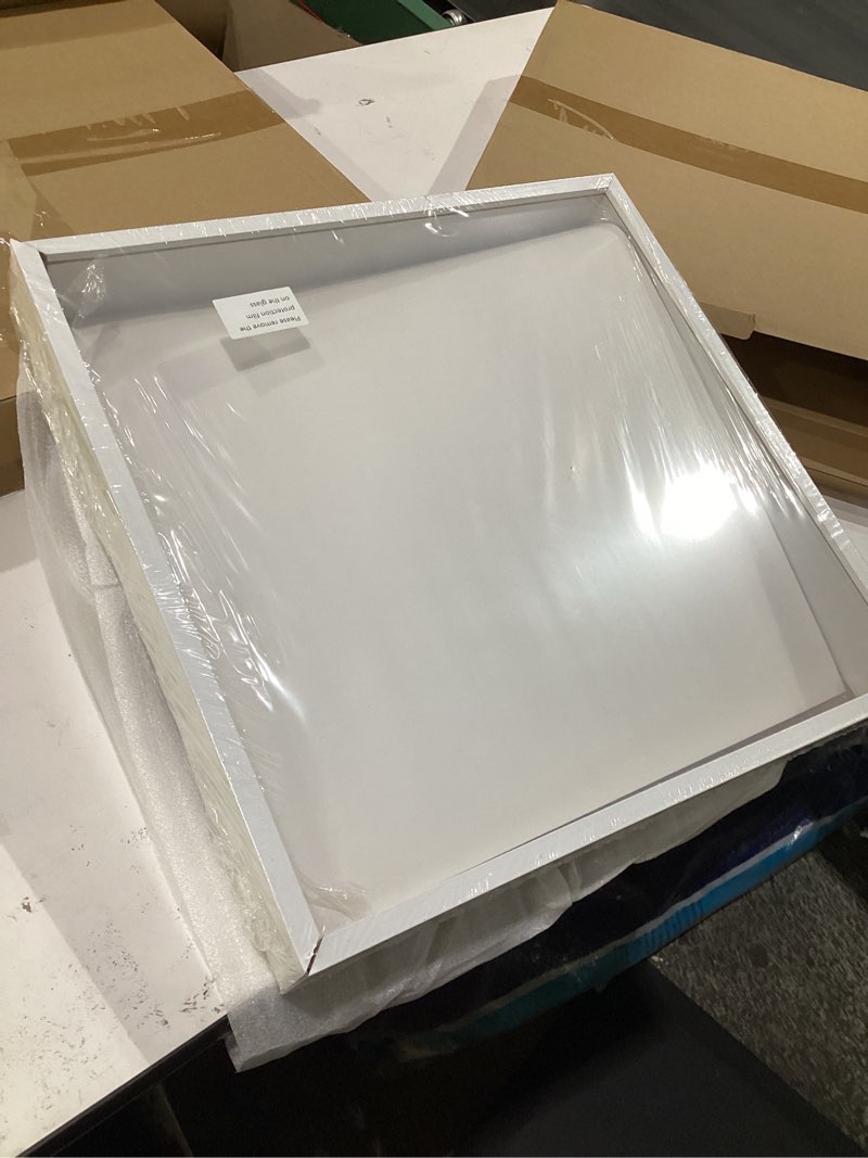 Condition photo showing Good Condition for 2pcs creative storage photo frame ornament blind box display stand toy diy display picture frame (square white)