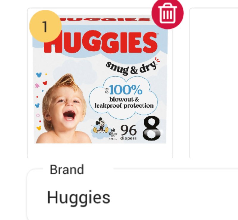 Huggies Snug & Dry Disposable Diapers - Econ+ Pack - Size 8 - 96ct