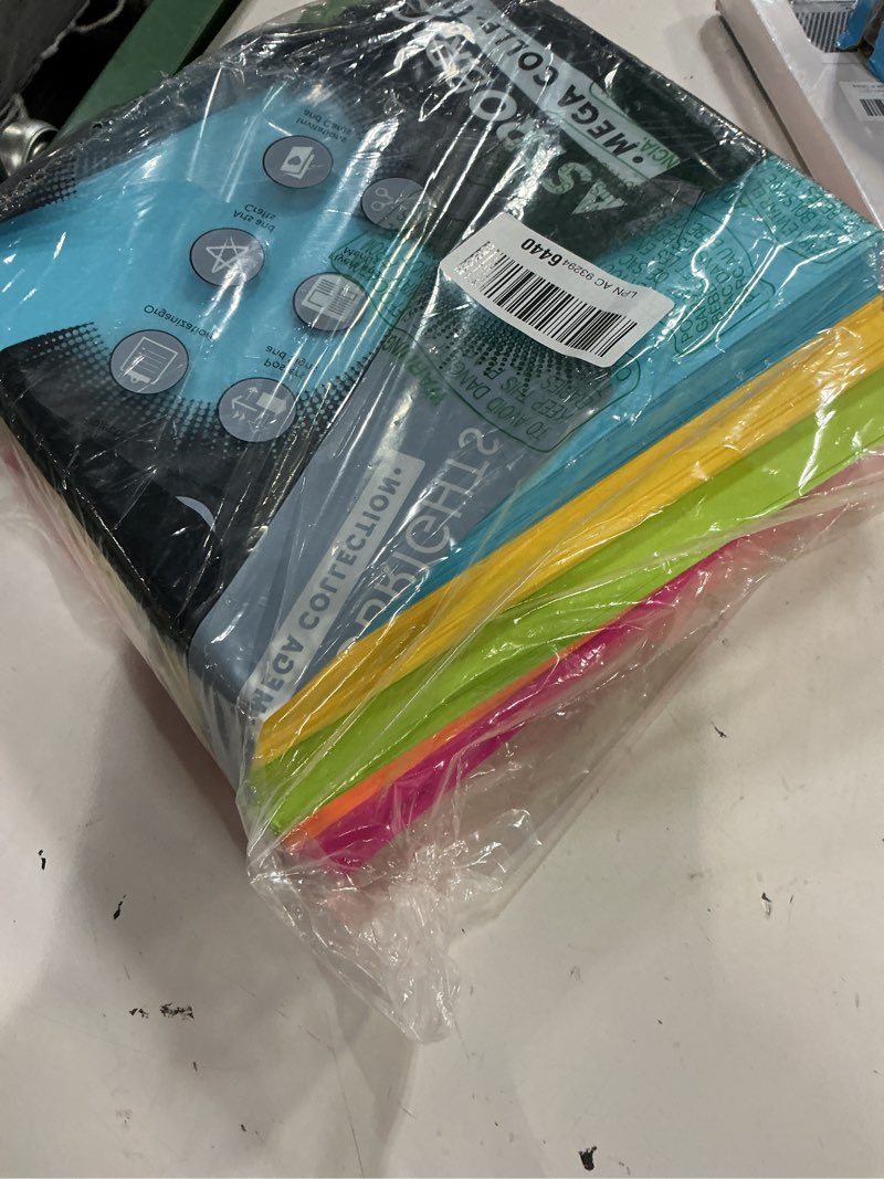 Condition photo showing Good Condition for astrobrights mega collection, colored cardstock,"brilliant" 5-color assortment, 320 sheets, 65 lb/176 gsm, 8.5" x 11" - more sheets! (91687), assorted 1 ream cardstock