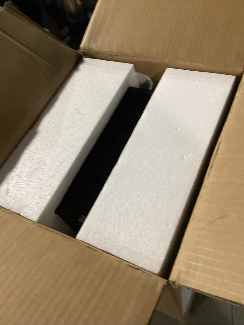 Condition photo showing New/Like New for Small Bathroom Trash Can with Lid Soft Close, Stainless Steel Small Garbage Can with Removable Inner Bucket, Step Pedal, Trash Bins for Kitchen, Office, Bedroom, Dorm, Black (6L/1.6Gal)