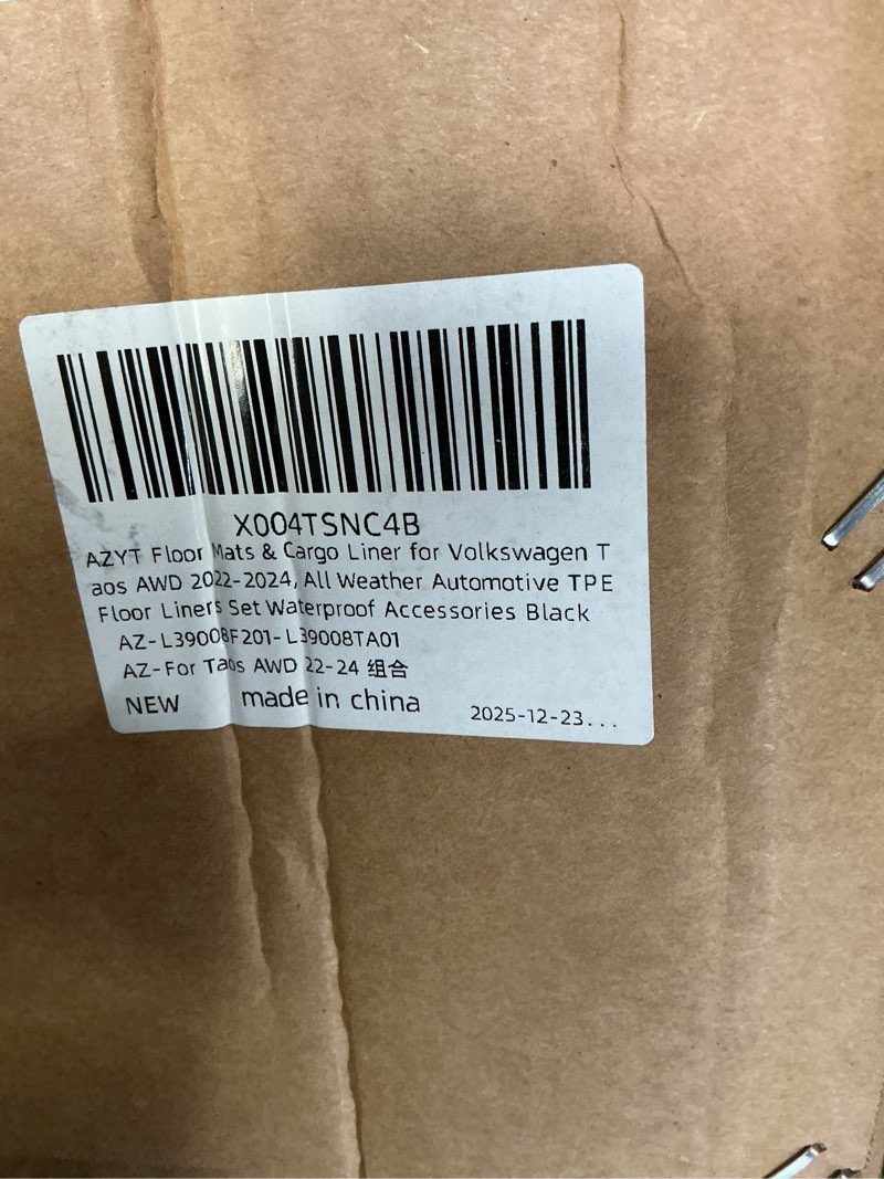 Condition photo showing Good Condition for (similar)azyt floor mats & cargo liner for volkswagen t aos awd 2022-2024, all weather automative tpe floor liners set waterproof accessories black az- l39008f201- l39008ta01 az-for tao awd 22-2444x004tsnc4b azyt floor mats & cargo liner for volkswagen t aos awd 2022-2024, all weather automotive tpe floor liners set waterproof accessories black az- l39008f 201-l39008ta01 az-for taos awd 22-24 e=