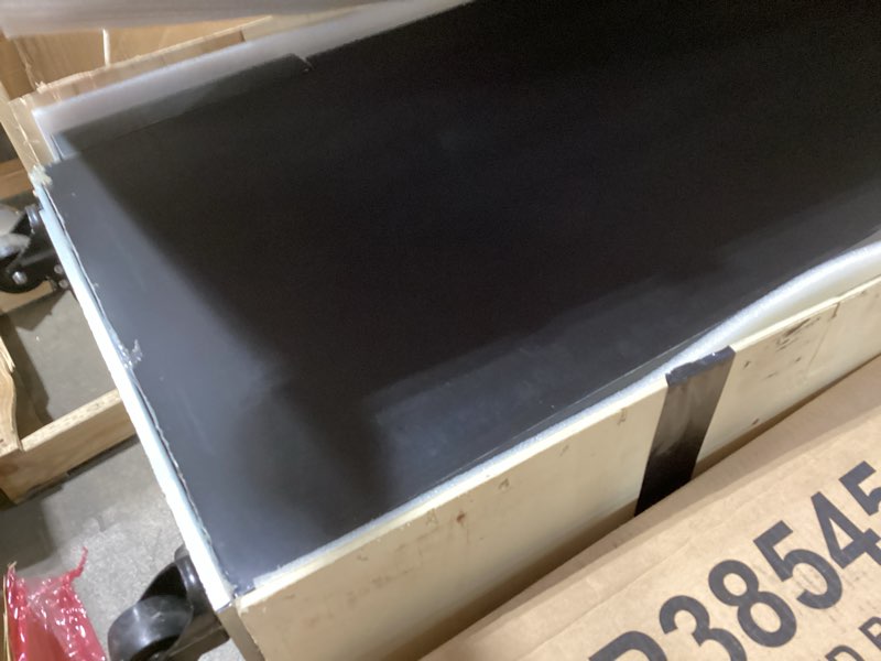 Condition photo showing As Is for beverage cooler commercial refrigerator 10 cu.ft. glass door display refrigerator with led light, 5 shelves, display commercial beverage refrigeratorfor restaurant cafe bar store (10 cu.ft.)