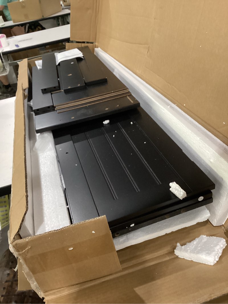 Condition photo showing New/Like New for ChooChoo Bathroom Floor Cabinet, Modern Bathroom Storage Cabinet with 4 Doors and Adjustable Shelves, Freestanding Cupboard for Living Room, Black Black 11.81"D x 23.62"W x 43.31"H