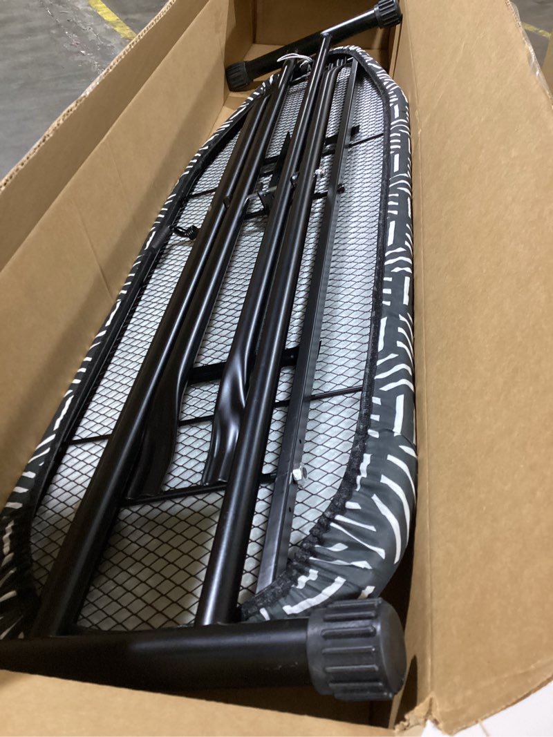 Condition photo showing Good Condition for caius Ironing Board, Compact and Space Saver Full Size Ironing Board, Extra Wide Ironing Area with Extra Thick Heavy Duty Padded Cover, Stable Structure, Easy to Fold 43 X 13