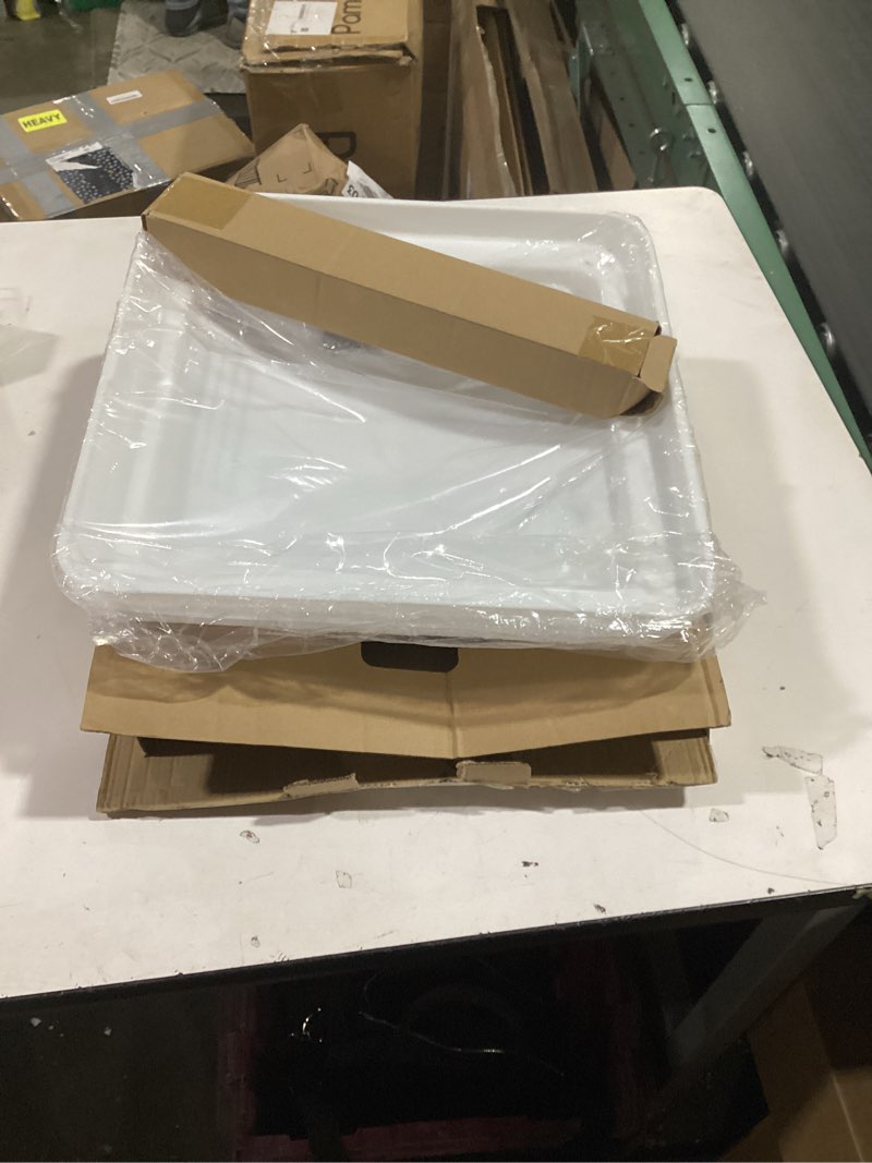 Condition photo showing New/Like New for Jack Boss 2 Pack Set RV Vent Covers for Roof, 14 Inch Replacement Camper Vent Lid for Trailer and Motorhome, 14" x 14" x 3.25" White Roof Vent - Two
