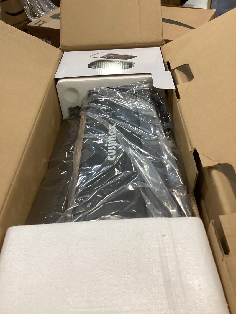 Condition photo showing Good Condition for Indoor Grill, CUSIMAX Smokeless Grill Electric Grill & Griddle with REPLACEABLE Smoke Filter Sponge, 1500W Korean BBQ Grill, Smart LED Display, Larger Grilling Area, Black(New Model) Black+Grey