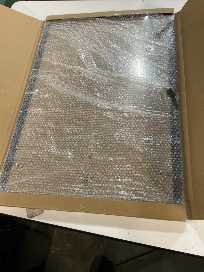 Condition photo showing Good Condition for ktkde 15x23 picture frame,poster frame display pictures 13 x 19 with mat or 15x23 without, tempered glass, 23 by 15 black wooden frame wall gallery photo frame best gift black woodgrain 15x23