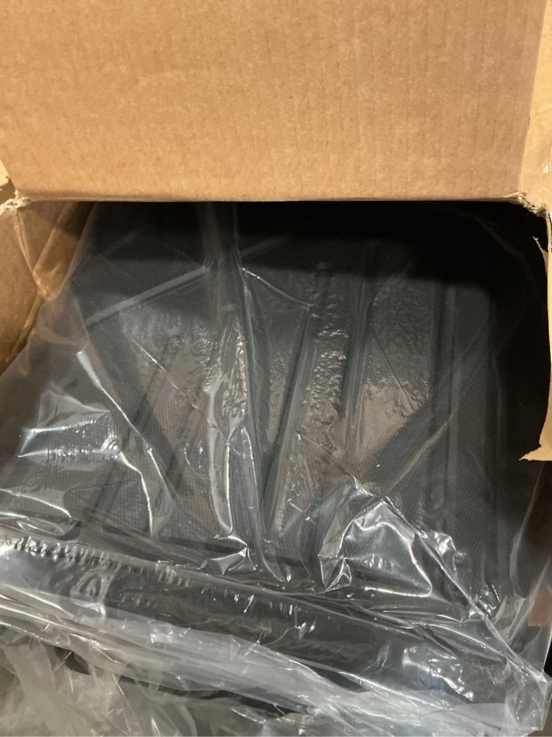 Condition photo showing New/Like New for lasfit trunk mat for jeep wrangler jl 2018-2025 2026 4 door cargo without subwoofer, all weather tpe custom fit cargo mat for flat load floor gas type (not for jk/not phev/not 2-door), black wrangler jl 2018-2026 (no subwoofer) cargo mat