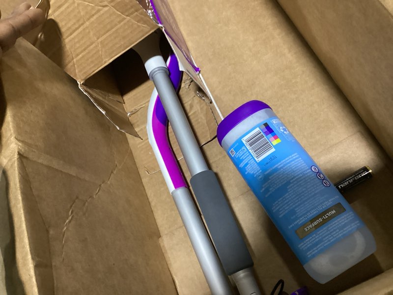 Condition photo showing As Is for swiffer power mop multi-surface kit for floor cleaning  fresh scent