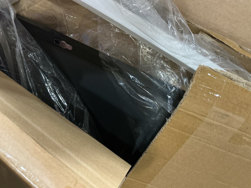 Condition photo showing Good Condition for delma bathroom vanity mirror,30" x 40" black metal framed wall mirror for over sink, living room, bedroom,entryway decor