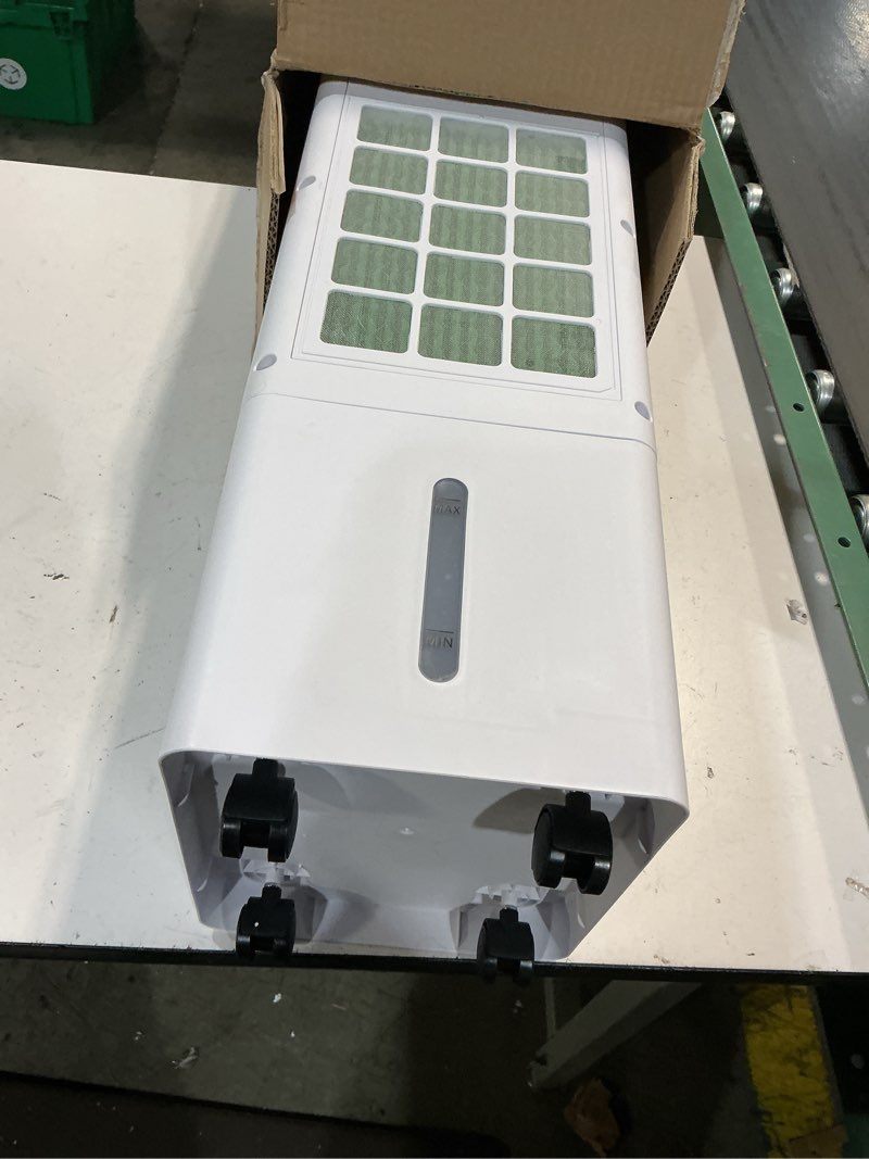Condition photo showing Good Condition for uthfy portable windowless air conditioner, 3 in 1 evaporative air cooler with 6 ice packs, 4 modes, 120°oscillation, 12 h timer, 3 speeds, remote, swamp room cooler cooling fan for bedroom, office
