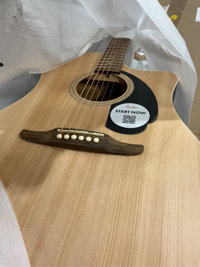 Condition photo showing Good Condition for fender california debut redondo ce series acoustic guitar, beginner guitar, 2-year warranty, includes built-in tuner, natural