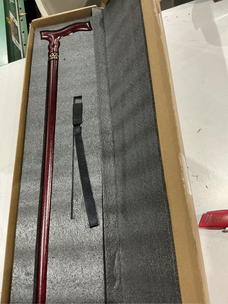 Condition photo showing Good Condition for asterom walking cane for men & women - handmade, ergonomic, wooden canes - cool walking sticks for seniors, fsa/hsa eligible