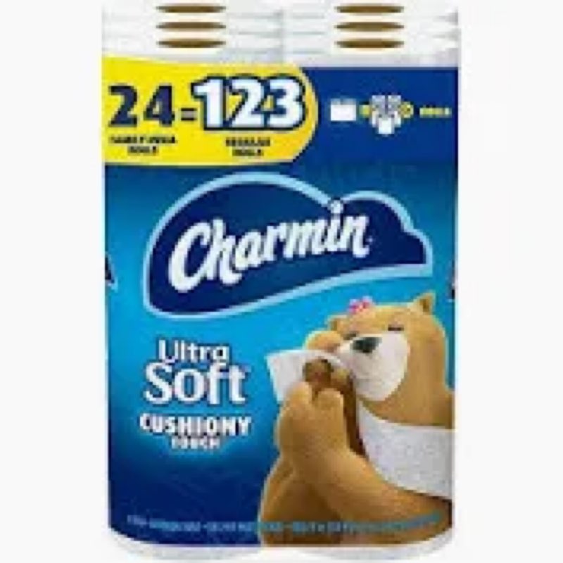 Charmin Ultra Soft Toilet Paper, 24 Family Mega Rolls