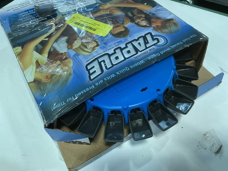 Condition photo showing As Is for usaopoly the original tapple, the fast-paced family board game,choose a category & race against the timer to be the last player,learning word game for ages 8 & up, 2-8 players, 15-20 minute play time pack of 1