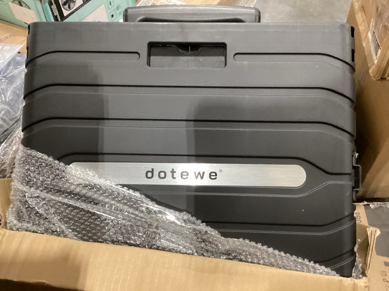 Condition photo showing As Is for folding utility cart black portable rolling crate handcart foldable shopping trolley collapsible, with lid, on wheels, for grocery, garden, office, storage, teacher, tool (black)