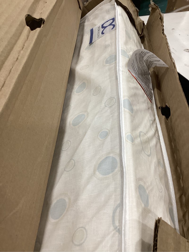 Condition photo showing Good Condition for delta children twinkle stars dual sided - 6" premium sustainably sourced fiber core crib and toddler mattress - waterproof - greenguard gold certified - 7 year warranty - made in usa crib mattress mattress only