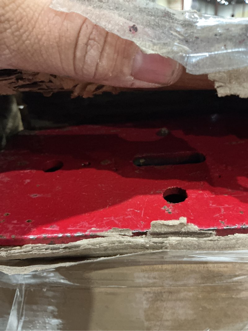 Condition photo showing As Is for big red tra8335-1 torin 33" ratcheting off road utility high lift farm jack, 3 ton (6,000 lb) capacity