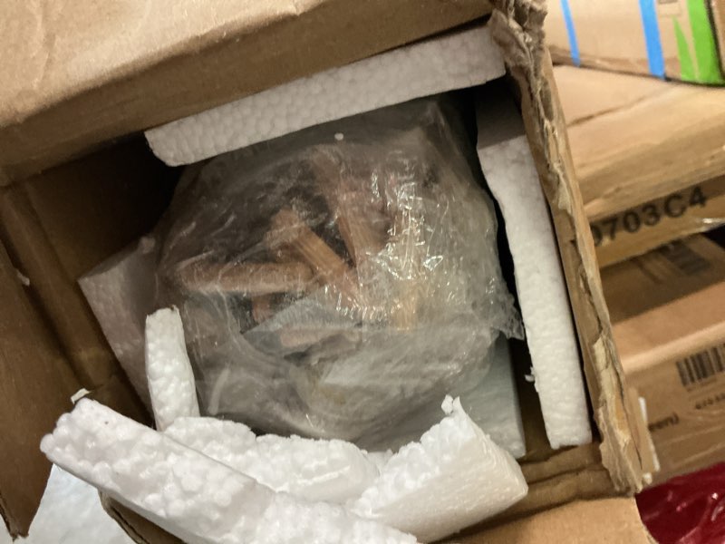 Condition photo showing As Is for 48X79in Interior Folding Accordion Doors for Living Spaces,White PVC,Handle Latch Includes