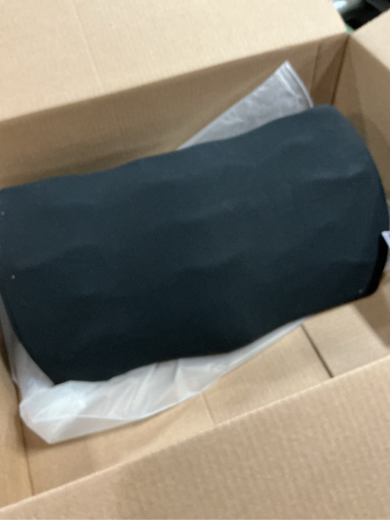 Condition photo showing Good Condition for C CUSHION LAB Ergonomic Foot Rest for Under Desk - Patented Massage Ridge Design Memory Foam Foot Stool Pillow for Work, Home, Gaming, Computer, Office Chair - Footrest for Back and Hip Pain Relief Black