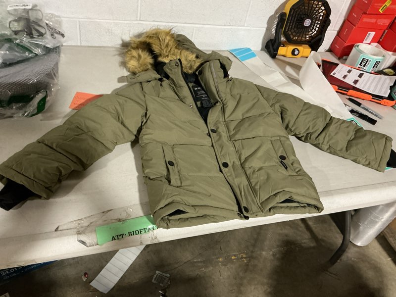 Condition photo showing Good Condition for wantdo boy's winter coat warm puffer jacket waterproof hooded outerwear jacket size 6/7