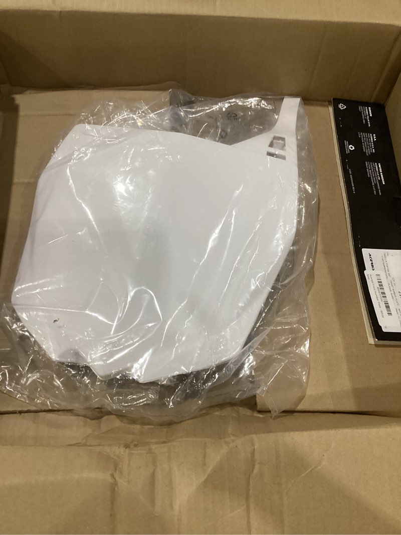 Condition photo showing As Is for acerbis front number plate white compatible with yamaha yz125/yz250 2015-2020/yz250f 2010-2018/yz450f 2010-2017/yz250fx 2015-2019/yz450fx 2016-2018/yz250x 2016-2020/yz125x 2020-2171750002