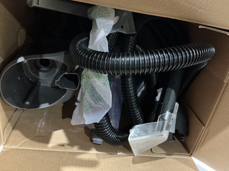 Condition photo showing As Is for hoover powerdash pet compact carpet cleaner machine, lightweight design, heatforce fast drying, antimicrobial brush roll, pair with a hoover carpet cleaner solution