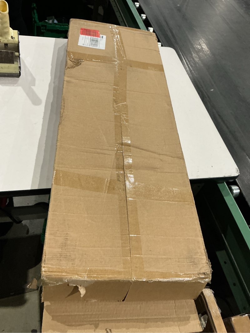 Condition photo showing As Is for wire shelf covers, bamboo wire rack covers for pantry, closet (4pcs, 38" w x 12" d) 38"w x 12"d 4