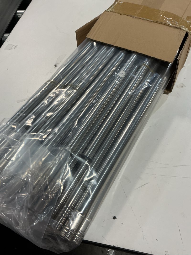 Condition photo showing Good Condition for Canopy Bed Frame Full Size, Thicken Stainless Steel Bed Canopy Frame, Bed Post Poles 4 Corner Canopy for Metal Bed Mosquito Curtains Bedroom Decor