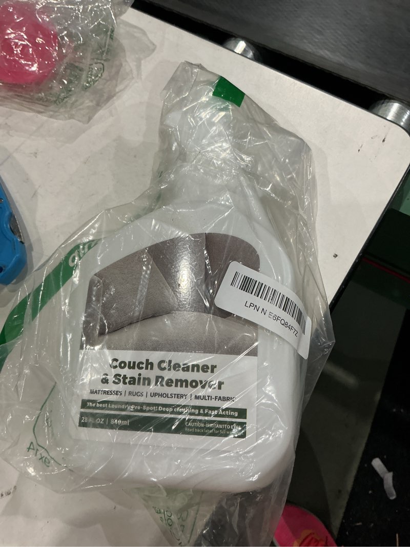 Condition photo showing As Is for strength multi-surface stain remover spray for carpet spot