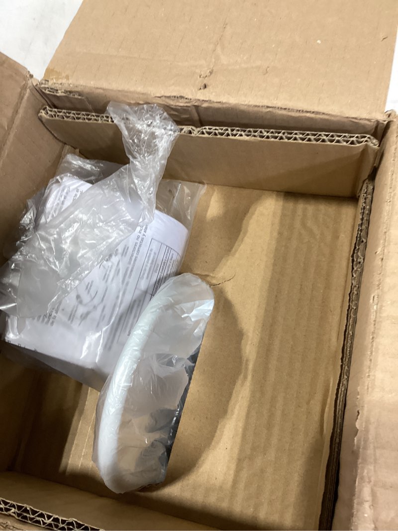 Condition photo showing New/Like New for kichler seaside 12" 1 light outdoor wall light with glass globe white white 12"