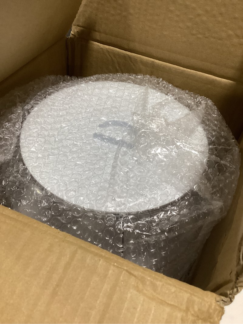 Condition photo showing As Is for WYSYZJJ Rotating grain storage container,rice dispenser,6-compartment rice container, 360° rotating 